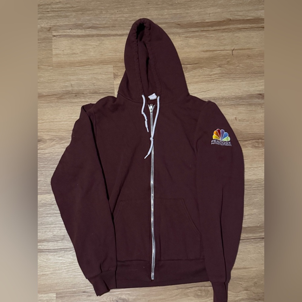 Vintage Peacock Productions Zip-up Sweater